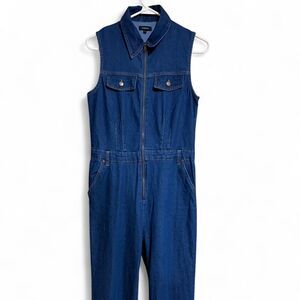 Bebe Women's Blue and Navy Jumpsuit